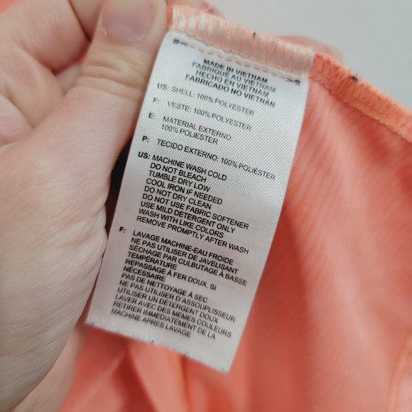 💕 Adidas Bright Orange Tank Top Size Small - Picture 11 of 15